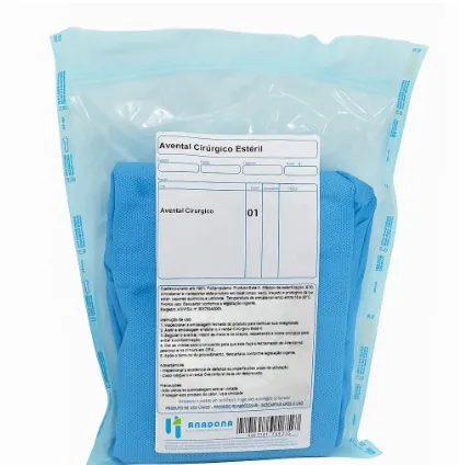 Avental Cirúrgico Estéril 1,20 x 1,50 Tam M 35g