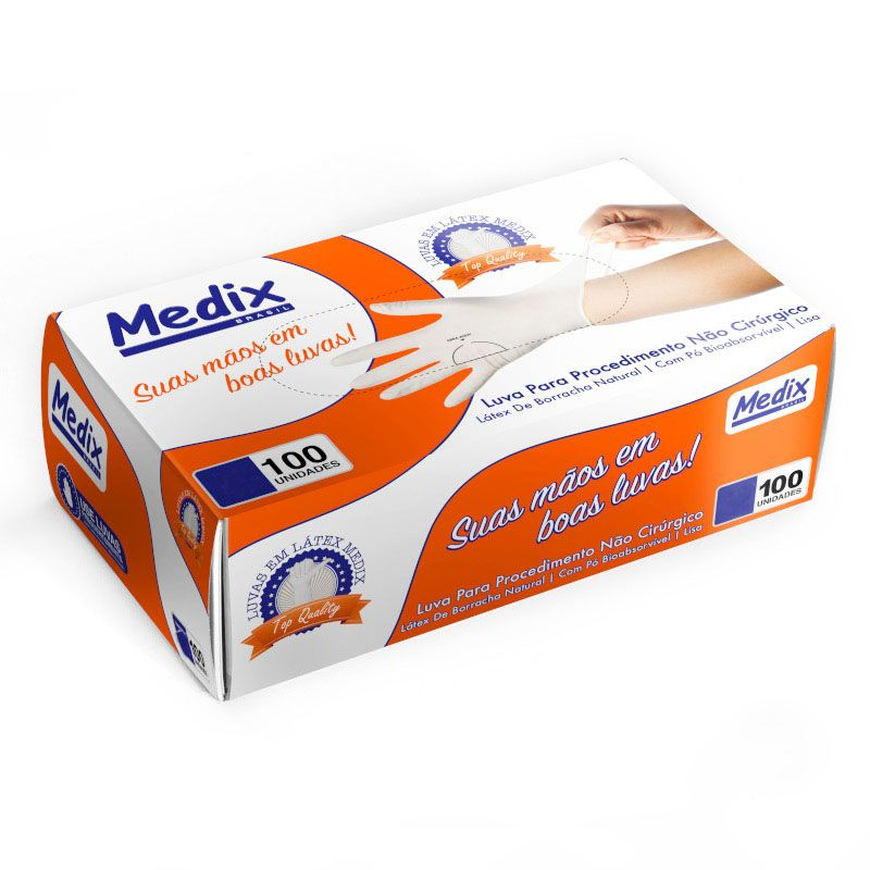 Luvas MEDIX Látex, Nitrílica e Cirúrgica